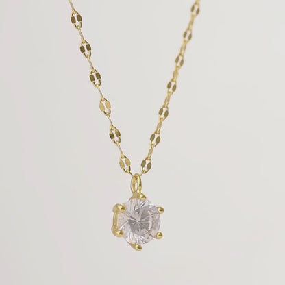 JACOBSVOW gold cubic zirconia pendant necklace video